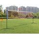 preview thumbnail 2 of 4, Portable Large Volleyball Net Badminton Net with Carrying Bag Stand/Frame 17FT