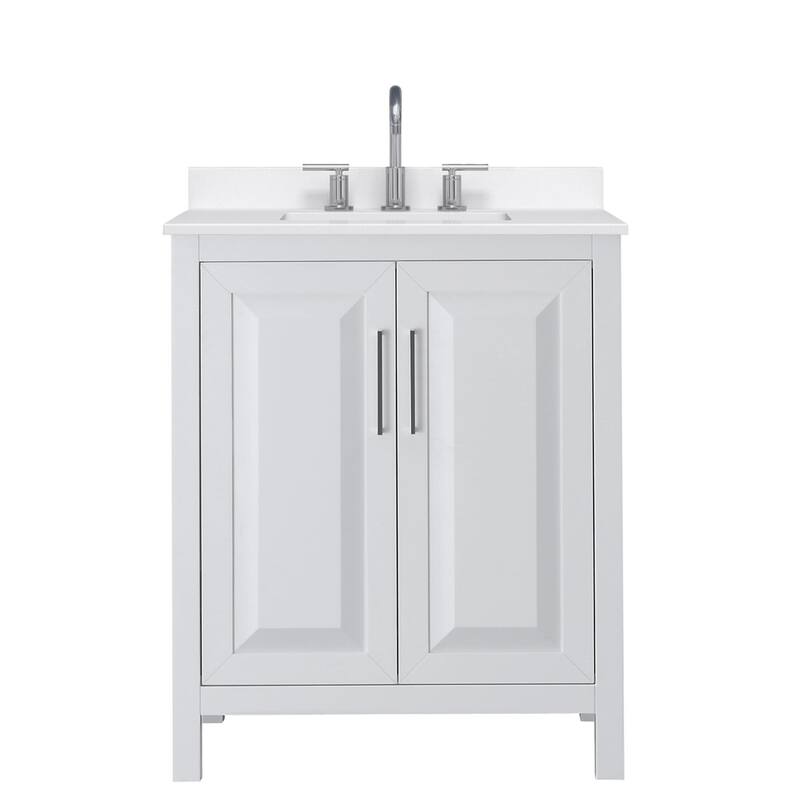 Wyndham Collection WCV252530S-QTZ-US3MXX Daria 30" Free Standing