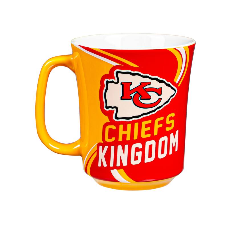 Kansas City Chiefs, 14 oz Ceramic Coffee Mug w/ Gift Box