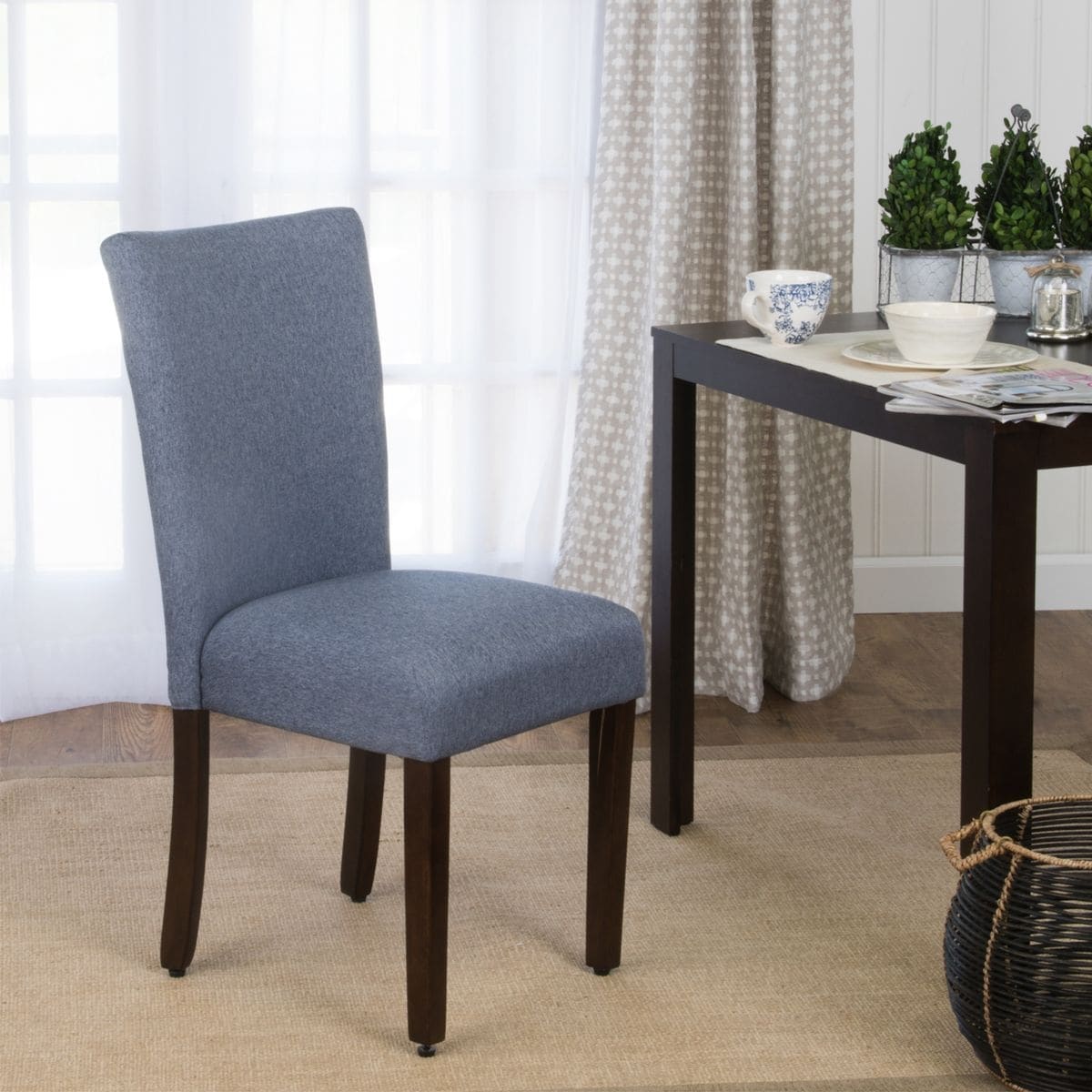 HomePop Parson Chair - Midnight Blue - Single