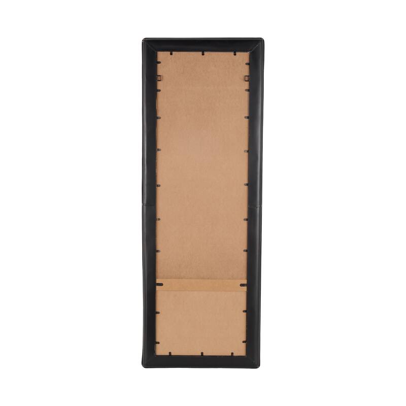 Metal Wall Mirror with Textured Frame - Gold - Roche River Decor