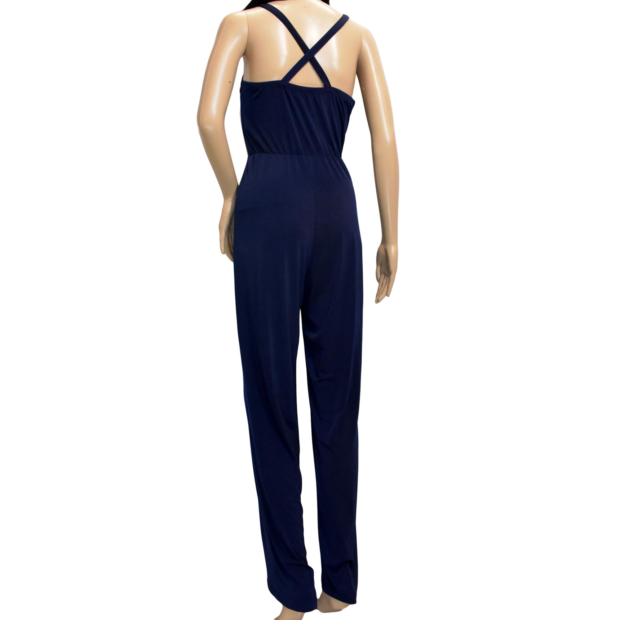 navy blue jumpsuit womens