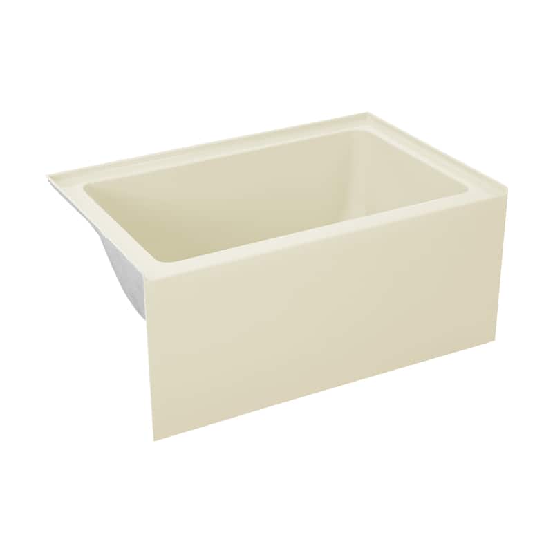 Lausanne 48" X 32" Left-Hand Drain Alcove Bathtub With Apron In Bisque - 32x48 Left - 32x48 Left - Bisque