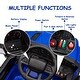 preview thumbnail 3 of 3, 12V Ride-On Truck Electric Vehicle with 4-Wheel Suspension, Battery Display, LED Lights and Music, Navy Blue