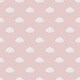 preview thumbnail 5 of 4, Galerie Wallcoverings Little Explorers 2 Clouds Non-woven Matte Wallpaper Roll 33 feet x 21 inches - Pink
