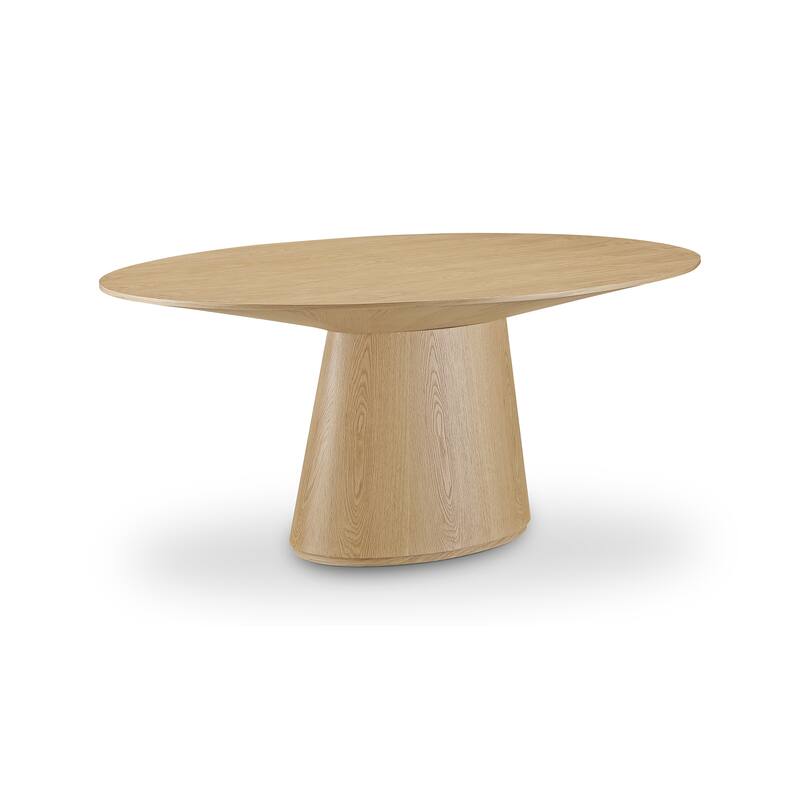 Aurelle Home Modern Pedestal Kitchen Dining Table