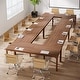 preview thumbnail 31 of 65, 6.5FT Conference Meeting Seminar Business Table Set for 8-12 Person (Set of 2)