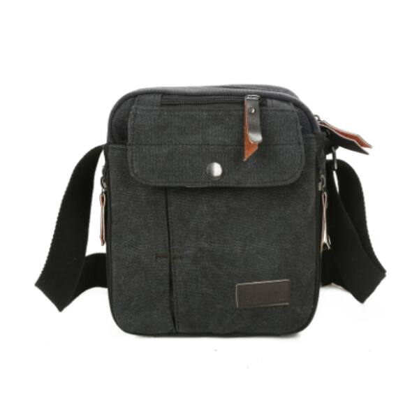 Shop Men S Travel Bag Canvas Men Shoulder Crossbody Bags Vintage Briefcase Overstock 27518460