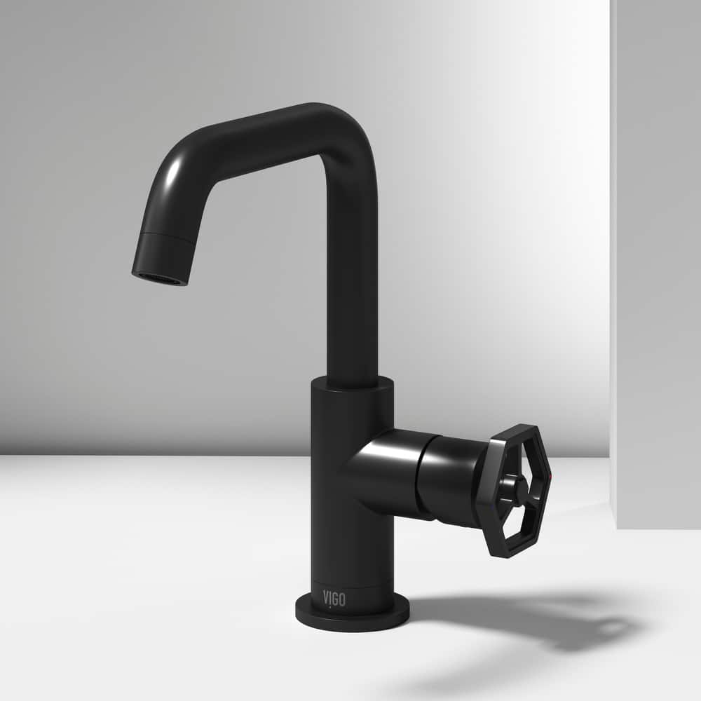 VIGO Ruxton 9" H Single Handle Single Hole Bathroom Faucet