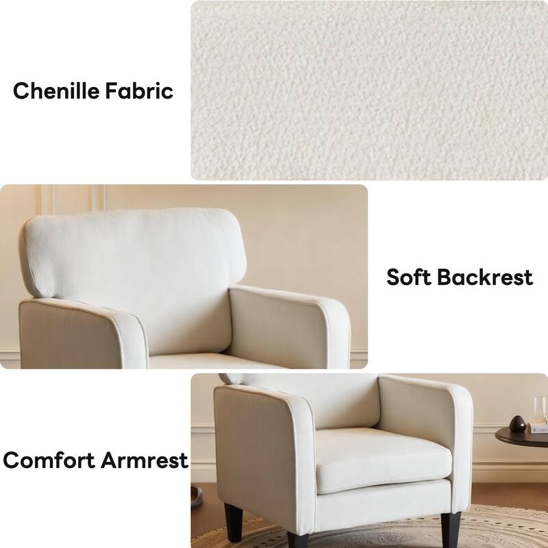 Accent Chair for Living Room Chairs Reading Chair for Bedroom Arm Chair Modern Accent Chairs for Apartment, Waiting Room