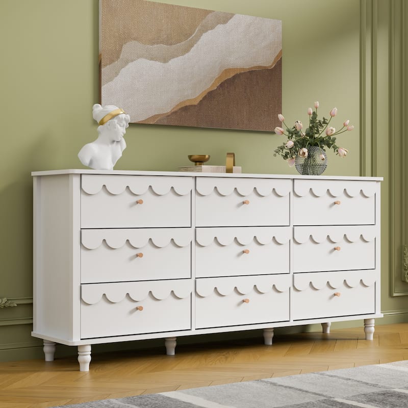 Bedroom Organizer Chest Of Dresser Storage Tower Cabinet - White