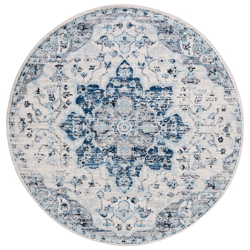 SAFAVIEH Madison Peggie Vintage Boho Medallion Rug