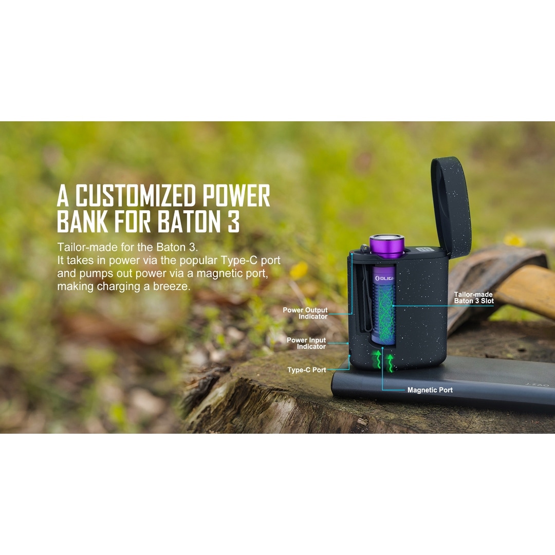Olight Baton 3 Purple Gradient Premium Edition 1200 Lumen