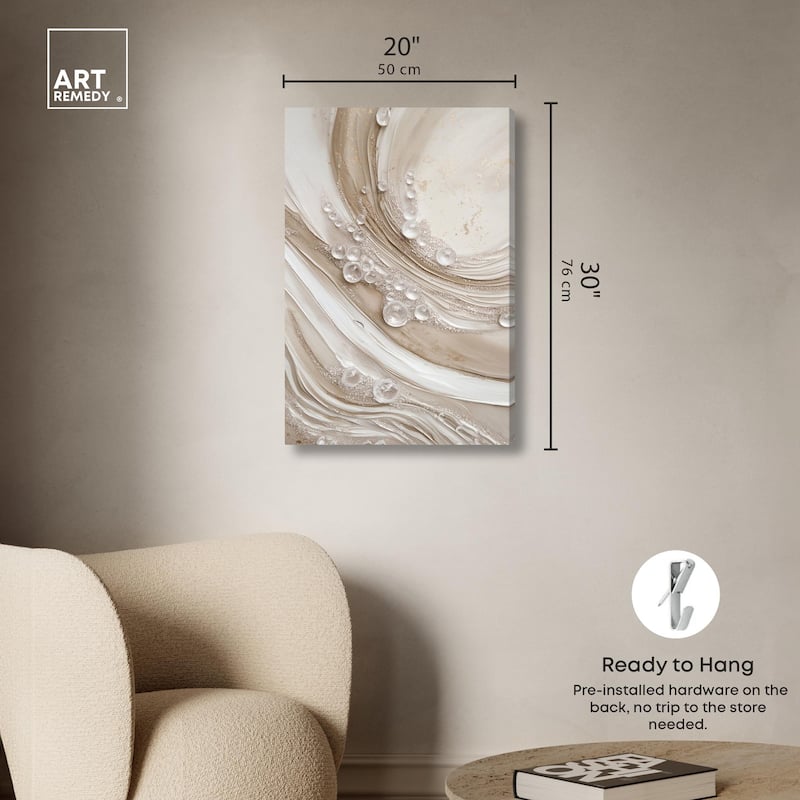Chromatic Concretions I Canvas by Art Remedy, Gallery Wrapped