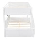 preview thumbnail 20 of 50, Wood Bunk Bed with Side Storage Compartment and 2 Built-in Charging Station & USB Port, Sturdy Wood Frame and Thickening Slats