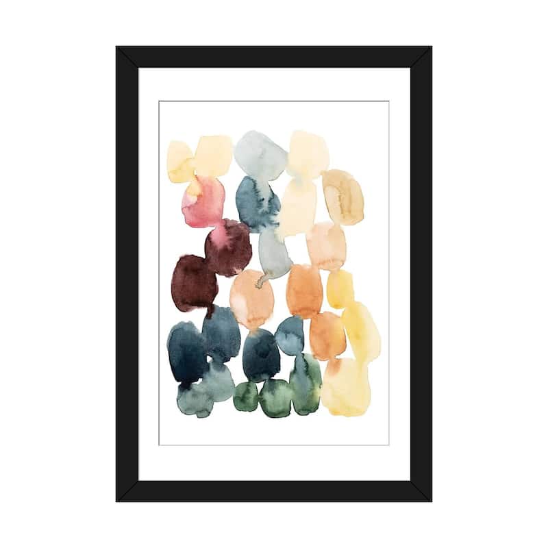 iCanvas "Desert Stones I" by Grace Popp - Black - 32x24x1