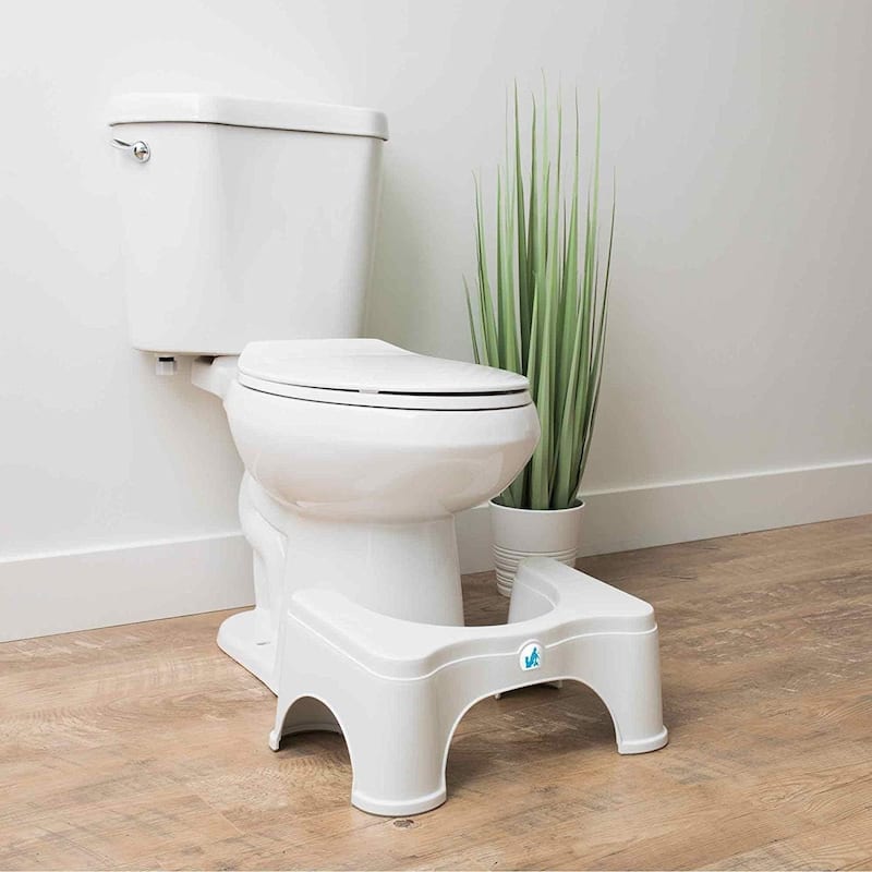 Squatty Potty Original Toilet Stool 2.0 Base 7 Inch, White, 1 Count - White