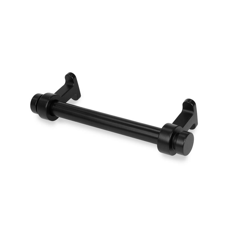 Lumi Home Furnishings Drawer Pull Vintage 3" - 4-Pack - Matte Black