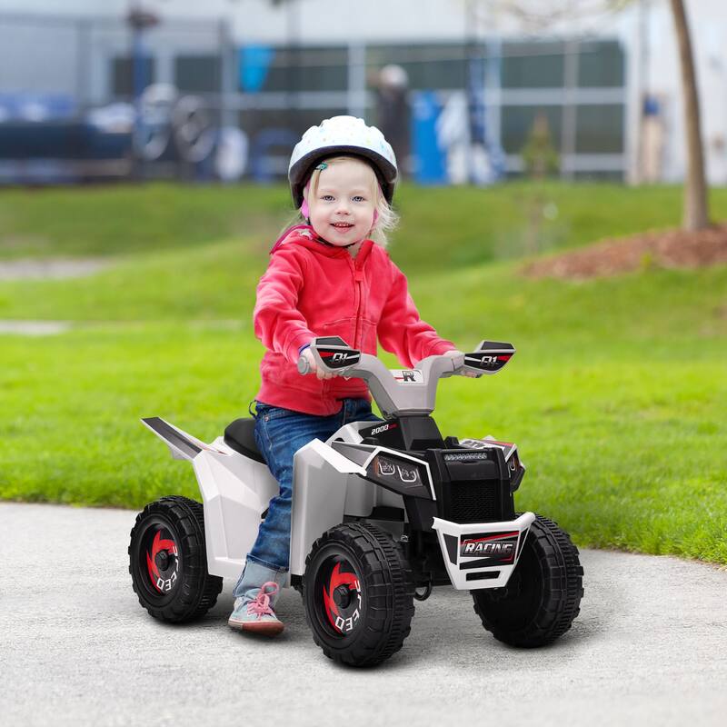 Modern Kids 6V ATV Quad Car with Forward and Backward Function, Wear-Resistant Wheels, for Toddlers Aged 18-36 Months