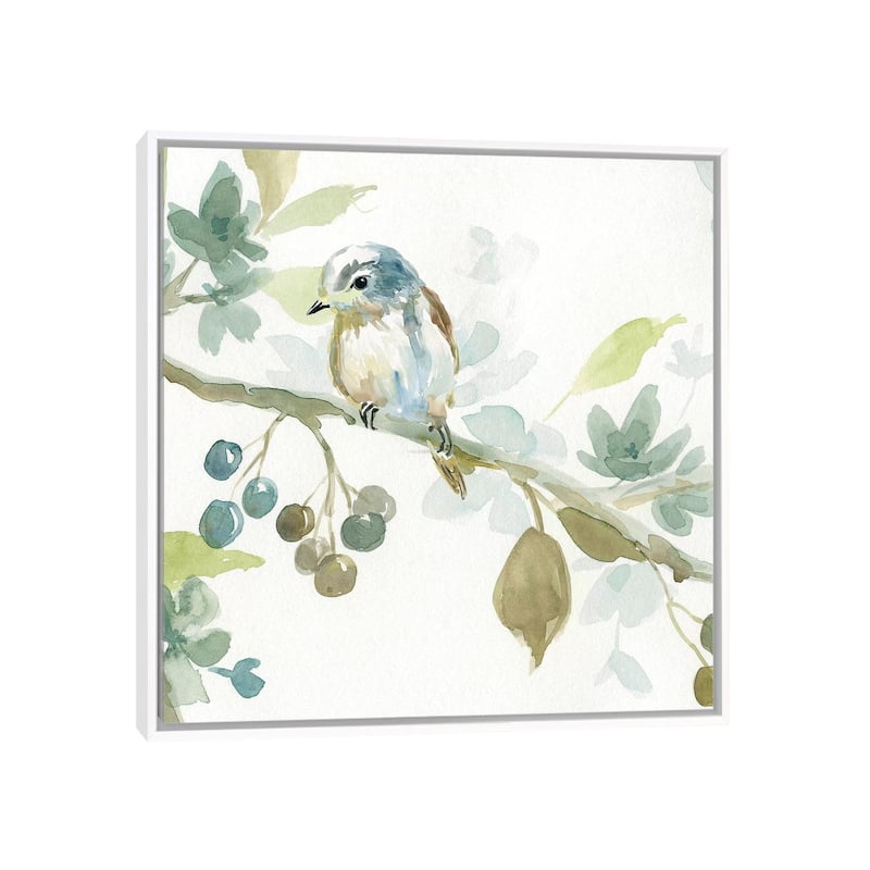 iCanvas "Spring Melody II" by Carol Robinson Framed Canvas Print - White - 12x12