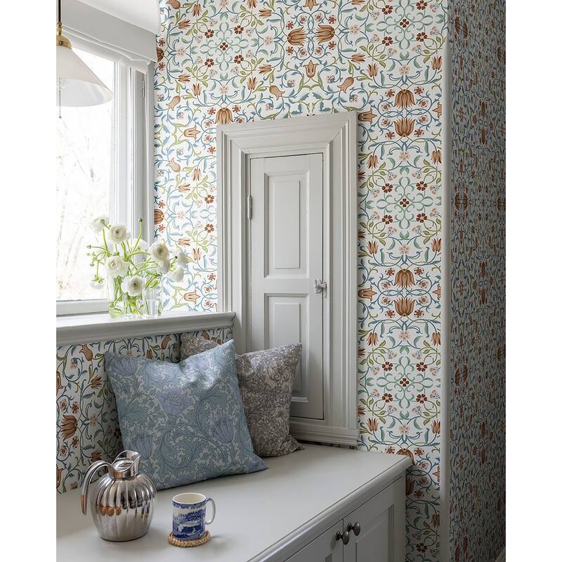 A-Street Prints No 1 Holland Park Red Floral Wallpaper
