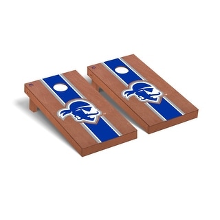 Seton Hall University Pirates Cornhole Board Set - Rosewood Stained Stripe