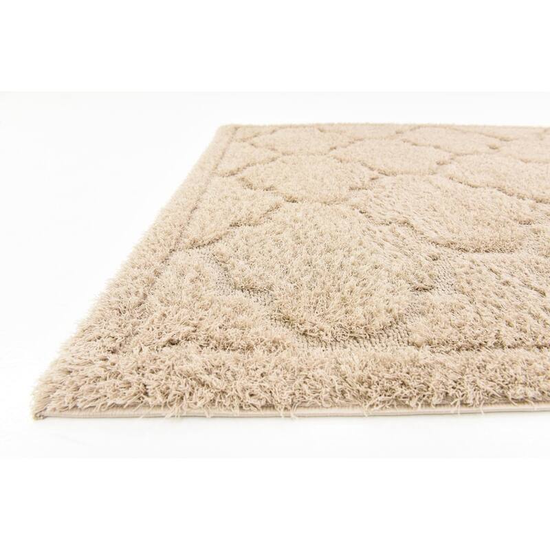 Shag Olido Collection Area Rug - 5'x8' - Beige