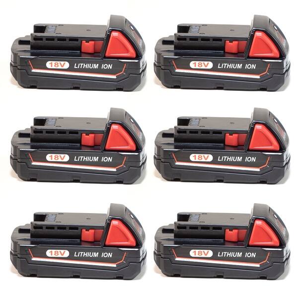 Shop Black Friday Deals On Replacement 1500mah Battery For Milwaukee 2707 20 2741 21ct 2791 22ct Power Tools 6 Pk Overstock 17360941