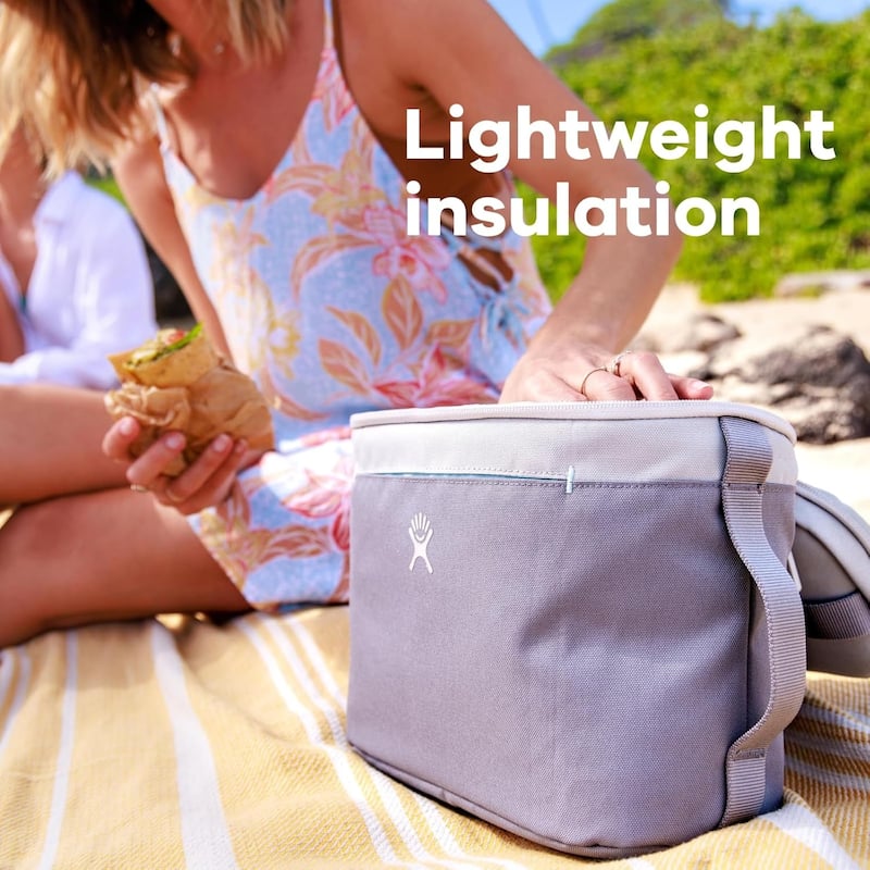 Hydro Flask Lightweight Insulated Lunch Bag Food Container, 5-Liter, Black