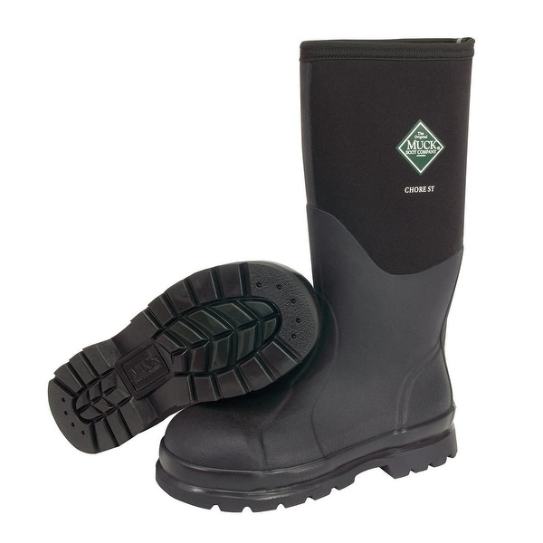 ladies steel toe rubber boots