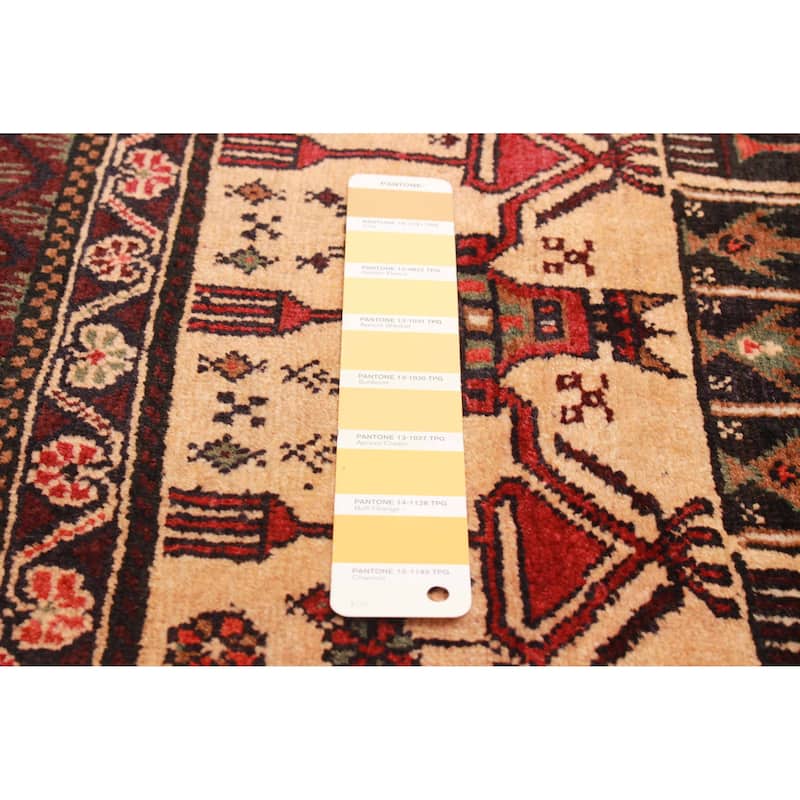 Teimani Orange Rug 3'2" x 4'10" - 3'2 x 4'10