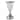 Curata Empire Polished Pewter 8 Ounce Water Goblet