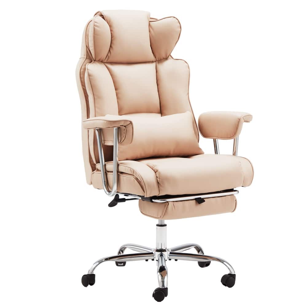Ergonomic High-Back Office Chair with Footrest