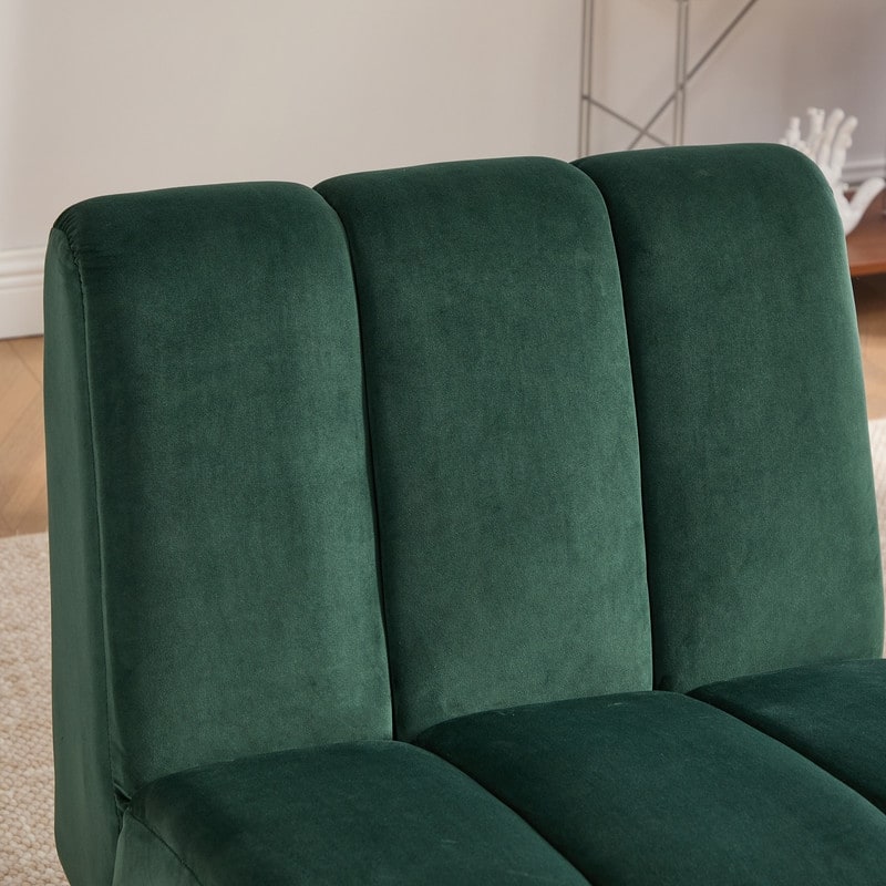 Modern Upholstered Armless Chair