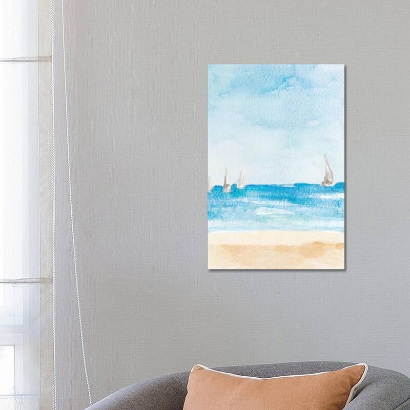 iCanvas "Windy Beach Day" by Lanie Loreth Canvas Print - 26x18x1.5