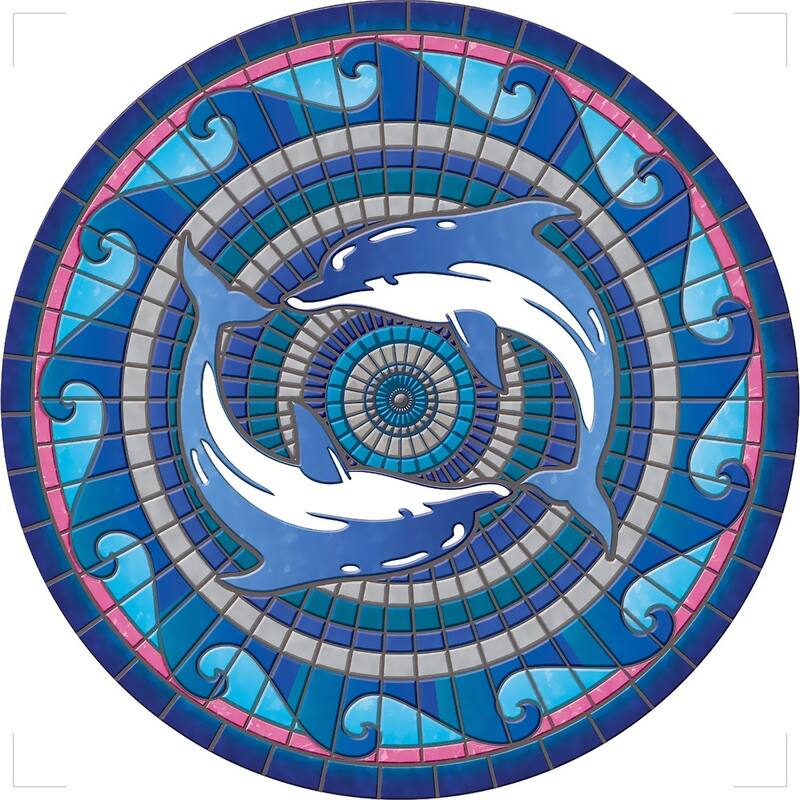 Dolphin Decorative Pool Mat - Pool Art