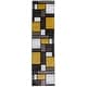 preview thumbnail 118 of 135, World Rug Gallery Contemporary Modern Boxed Color Block Area Rug
