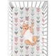 preview thumbnail 4 of 4, Sweet Jojo Designs Coral and Mint Mod Arrow Collection Fitted Crib Sheet