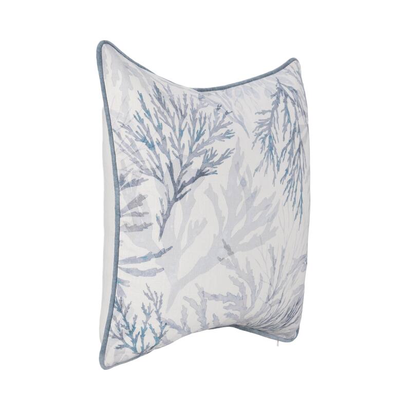 Villa by Classic Home Lessonia Cotton Fabric Throw Pillow