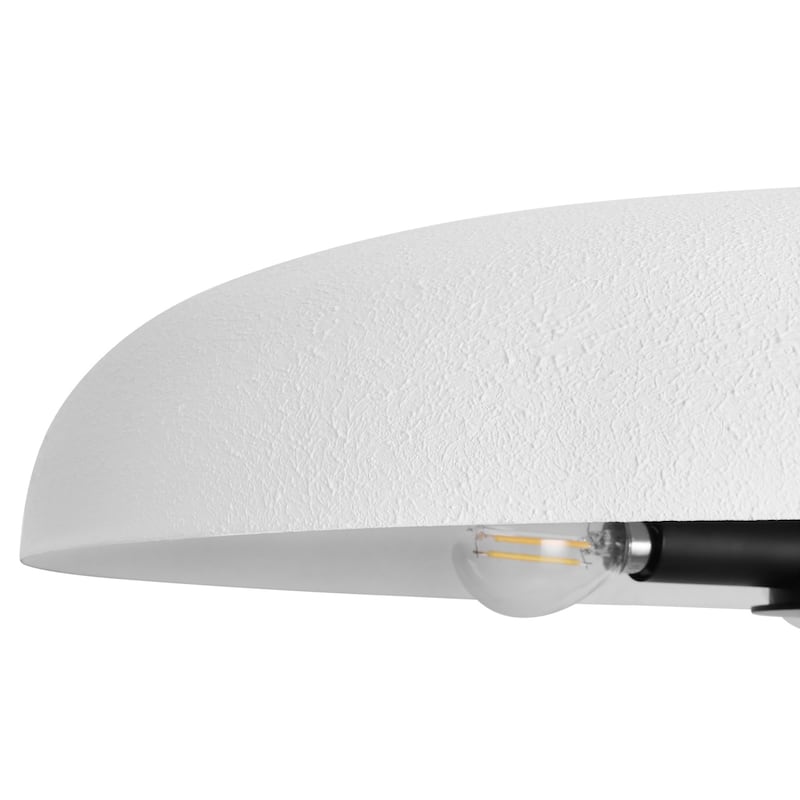 LamQee 20" Pendant Light Metal Dome Ceiling Hanging Chandelier - 19.7 inch