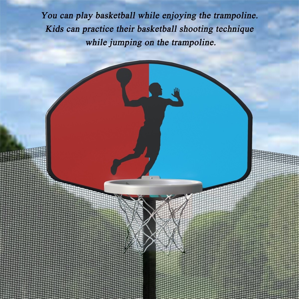 Shop Merax 12ft 16ft Round Trampoline With Basketball Hoop