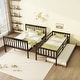 preview thumbnail 16 of 16, Bunk Bed with Trundle, Convertible Ladder and Guardrail