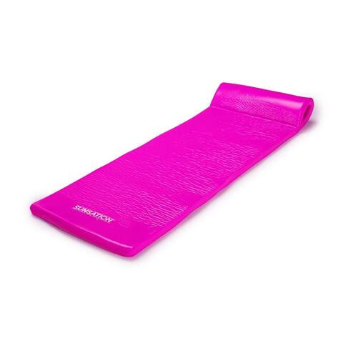 TRC Recreation Sunsation 1.75" Thick 70" Foam Lounger Swimming Pool Float, Pink - 9