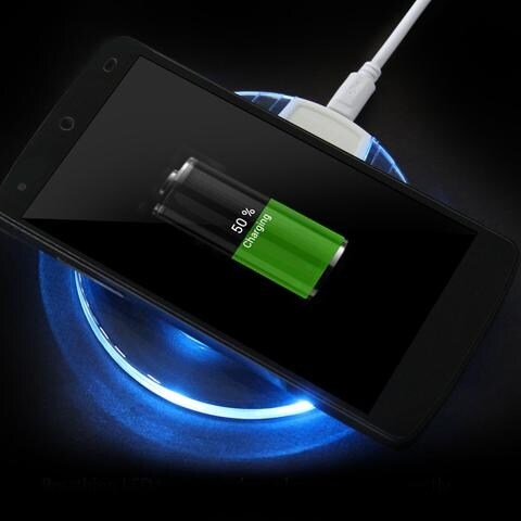 LED Wireless Charging Pad for Samsung Phones