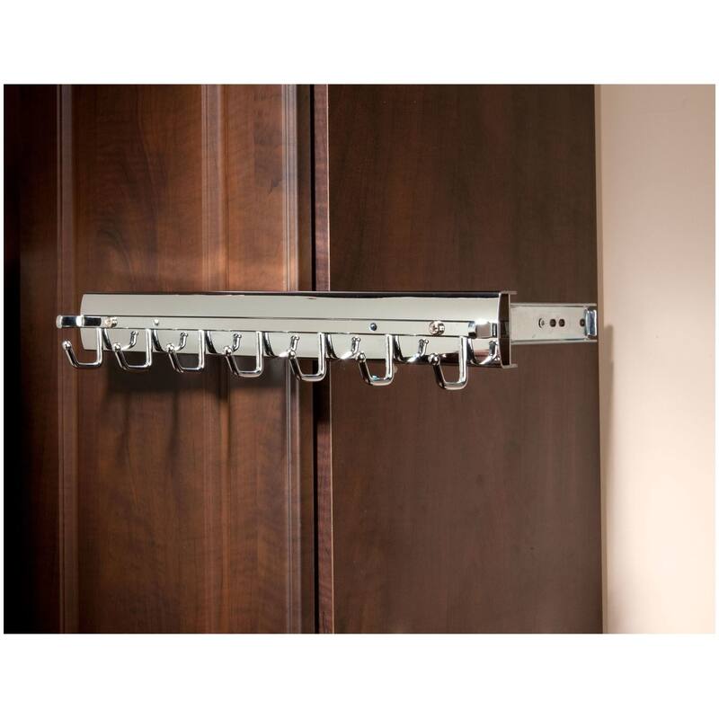 Rev-A-Shelf Sidelines 13-11/16 Inch Pull Out Belt Rack