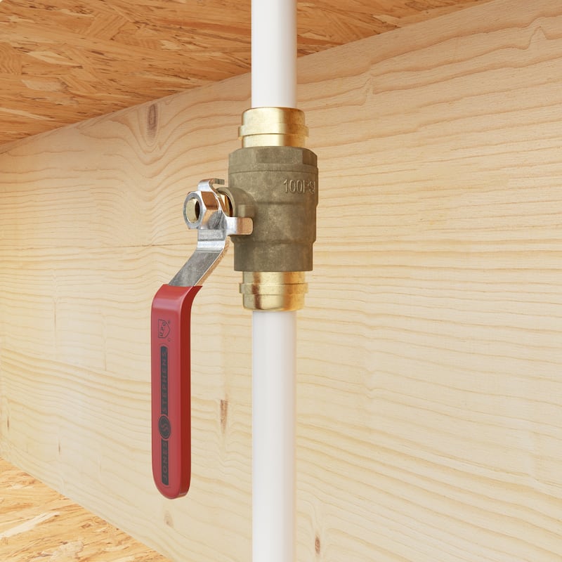 Jones Stephens B67252 1" Full Port Metal Ball Valve with CPVC