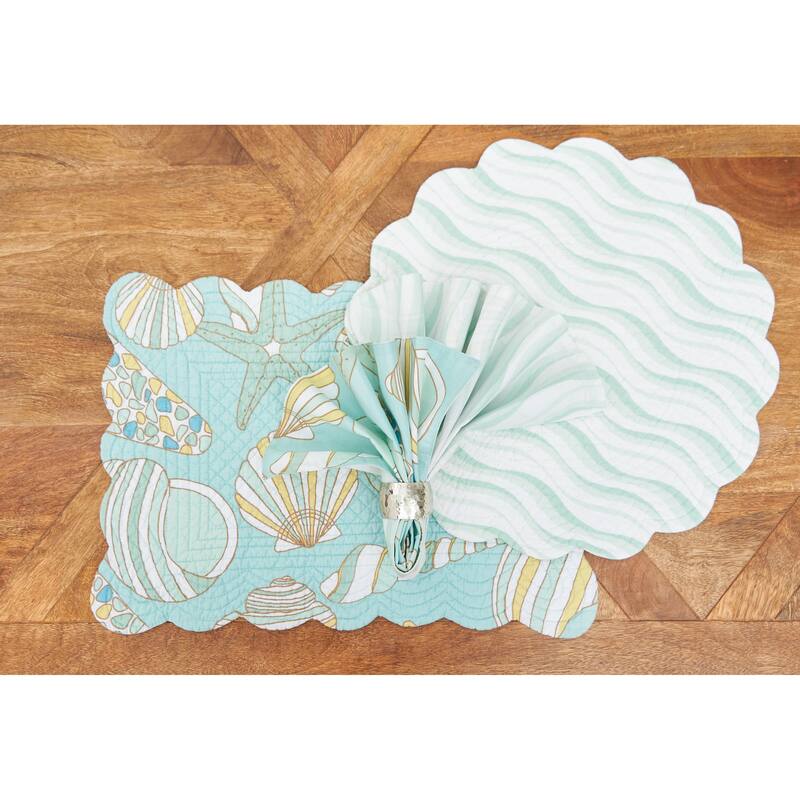 Cabana Bay Cotton Reversible Napkin Set of 6 - Set of 6