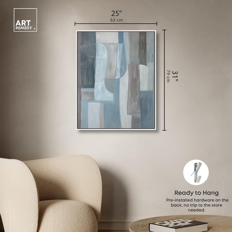 Tessellated Tones III Canvas by Art Remedy