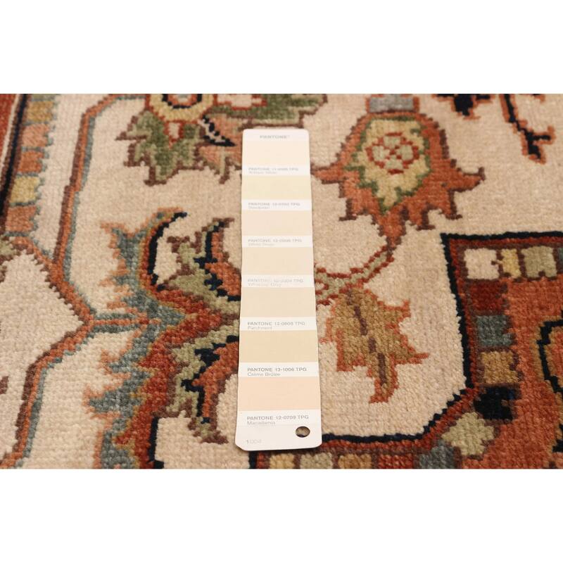 ECARPETGALLERY Hand-knotted Jules Sultane Ivory Wool Rug - 7'11 x 9'10