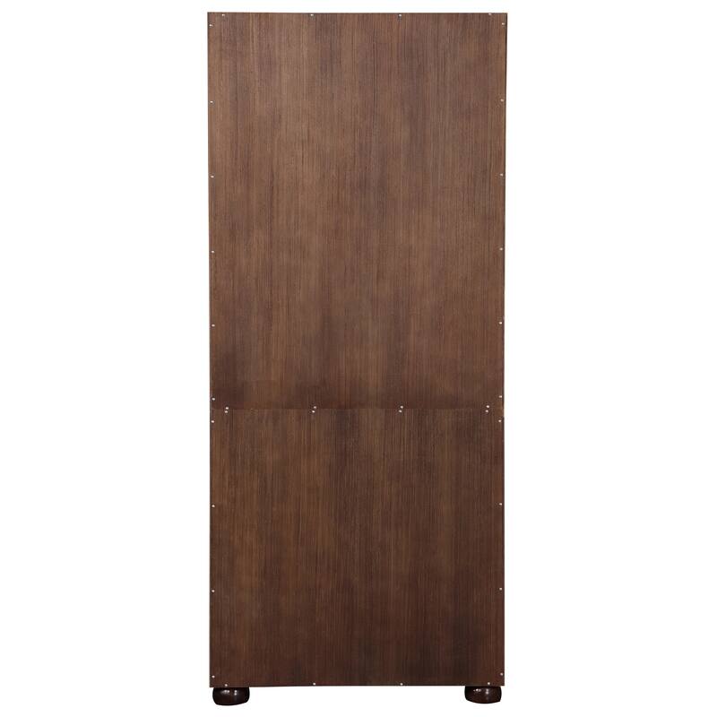 Omni Transitional 3-Shelf Wood Bookcase with Cabinet by Furniture of America